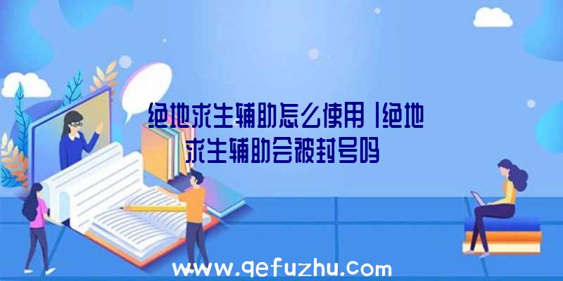 「绝地求生辅助怎么使用」|绝地求生辅助会被封号吗